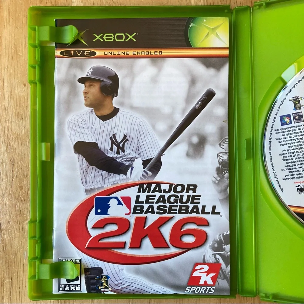 Xbox Live Major League Baseball 2K6 Online Enabled
